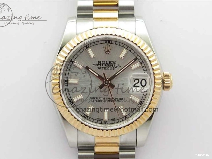 NH05A Dial Edition RG on 31mm Markers SEIKO Best GSF President Silver SS Stick Bracelet 178274 Datejust SS RG 0514